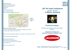 preliminary conference program 2015