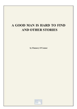 a good man is hard to find and other stories