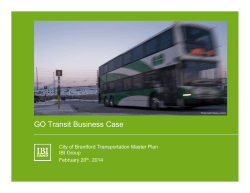 GO Transit Business Case