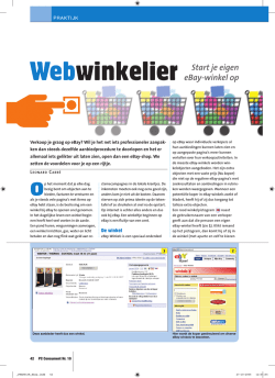 EbayWinkel op