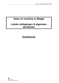 PUB 1413 Islam en moslims Belgie