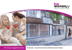 Brochure Kop Bernhardstraat Stockholmplein Strijen