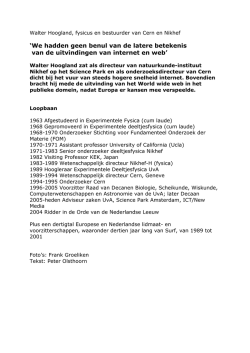 Interview Walter Hoogland