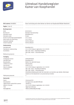 INSCHRIJF FORMULIER KINDERVAKANTIE WEEK ⃝ Deelname