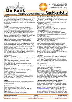 Dinsdag 24 maart 2015