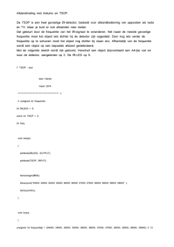 PLAATSINGSNOTA VAN TE SAMENVATTING
