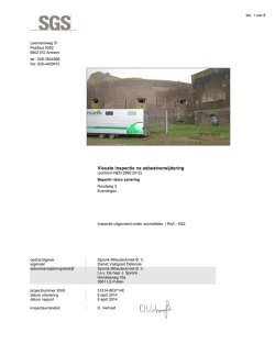 Visuele inspectie na asbestverwijdering