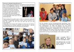 hg Feestweek afscheidsviering directeur Ivo Op 1 december ging
