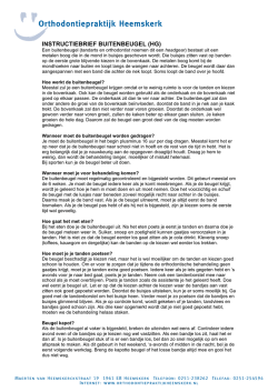 INSTRUCTIEBRIEF BUITENBEUGEL (HG)