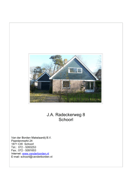 J.A. Radeckerweg 8 Schoorl
