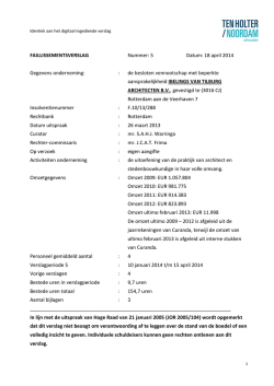Download Faillissementsverslag