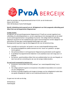 initiatiefvoorstel AH