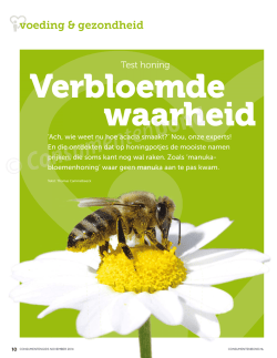 Honing - Consumentenbond
