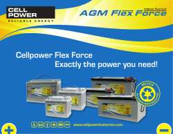 Cellpower Flex Force brochure pdf