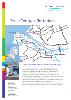 Centrale Rotterdam Tel - GDF SUEZ Energie Nederland