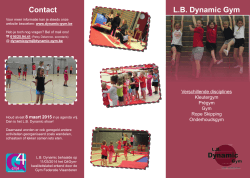 Contact L.B. Dynamic Gym