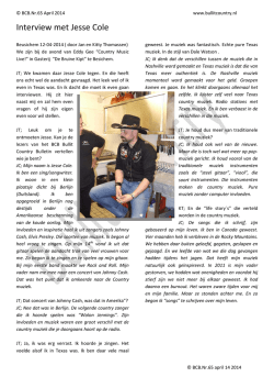 Interview met Jesse Cole