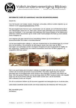 Informatie bouwaanvraag