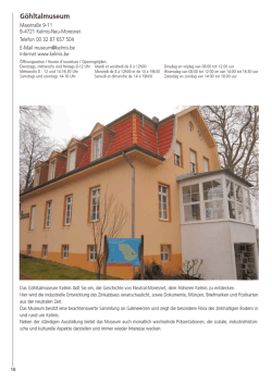 G&ouml;hltalmuseum - Kunstroute Weser-G&ouml;hl