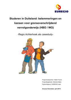 Rapport over grensoverschrijdende studentenmobiliteit