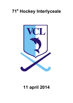 71 Hockey Interlyceale 11 april 2014