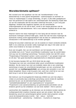 EE 38 -Wereldori&euml;ntatie splitse