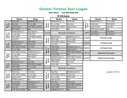 Greater Trenton Dart League