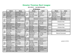 Greater Trenton Dart League