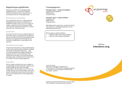 intensieve zorg 1 en 2