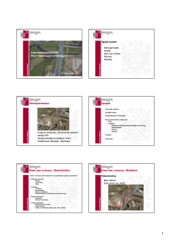 Informatiebijeenkomst Poort Neerbosch te