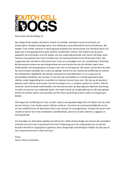 http://w Op vrijda Amsterd hadden T Dogs (ee aangezie interesse