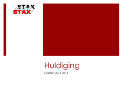 Huldiging 2013-2014 30nov2014