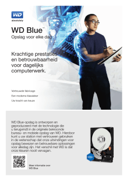 WD Blue™ Everyday Storage - Product Overview