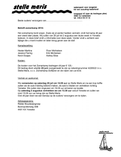 Hierbij de brief