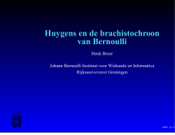 Huygens en de brachistochroon van Bernoulli