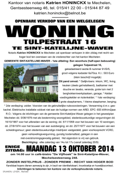 Kantoor van notaris Katrien HONINCKX te Mechelen
