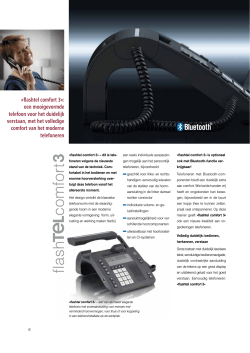 flashtel comfort 3«: een mooigevormde telefoon voor