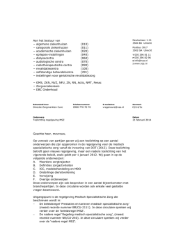 CI/14/3c - Nederlandse Zorgautoriteit