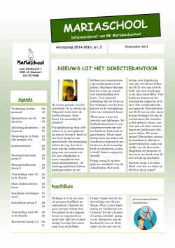 hoofdluis NIEUWS UIT HET DIRECTIEKANTOOR