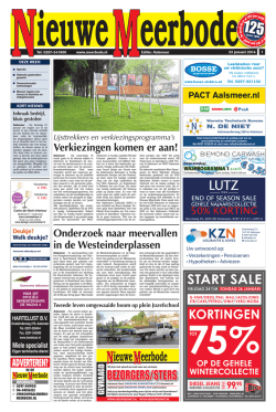 BEZORGERS/STERS - Nieuwe Meerbode