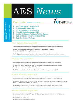 Nr. 01 28-08-2014 - TU Delft Studentenportal