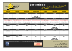 September - Danscentrum van Haren