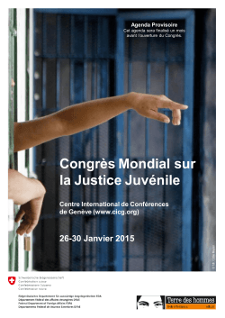 Congrès Mondial sur la Justice Juvénile