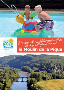RCN14-033 Informatiemagazine Moulin de la Pique.indd