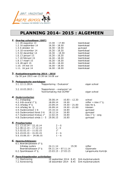 PLANNING 2005- 2006 - Sint