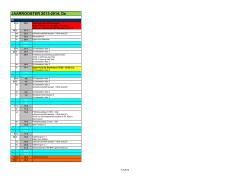 JAARROOSTER 2013-2014, De