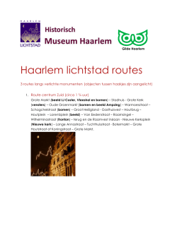 Haarlem lichtstad routes