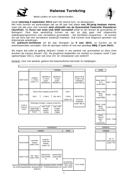 infobrief en lesschema, klik hier!