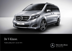 De V-Klasse. - Mercedes-Benz