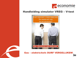 Handleiding simulator VREG &ndash; V-test